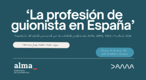 ALMA presenta el estudio La profesión de guionista en España en la sede de DAMA de Barcelona
